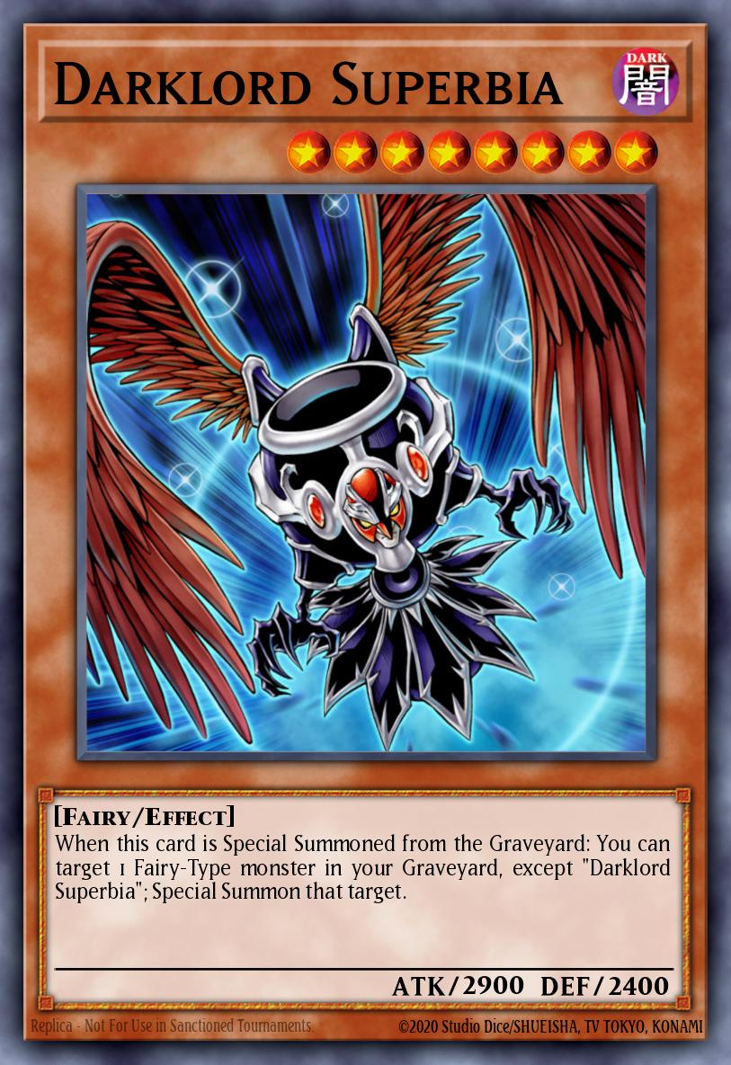 Darklord Superbia YCSW-EN002 Yu-Gi-Oh! Championship Series 2010 Prize Cards