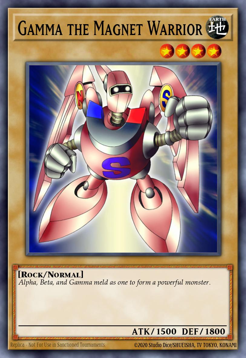 Gamma the Magnet Warrior DOR-E003 Yu-Gi-Oh! The Duelists of the Roses promotional cards