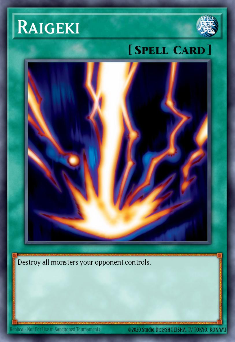 Raigeki RP01-EN005 Retro Pack Yu-Gi-Oh! card