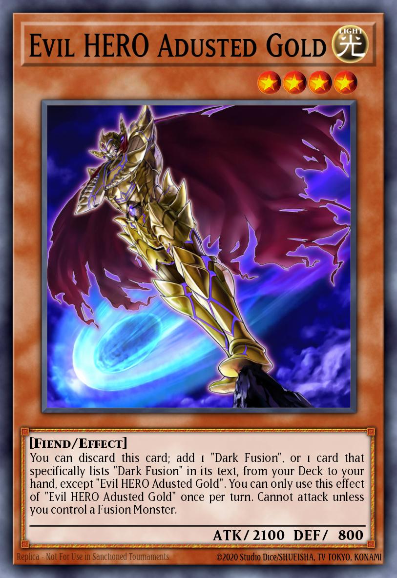 Evil HERO Adusted Gold LED5-EN013 Legendary Duelists: Immortal Destiny