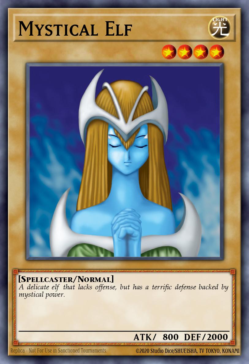 Mystical Elf LOB-E050 Legend of Blue Eyes White Dragon Yu-Gi-Oh! card