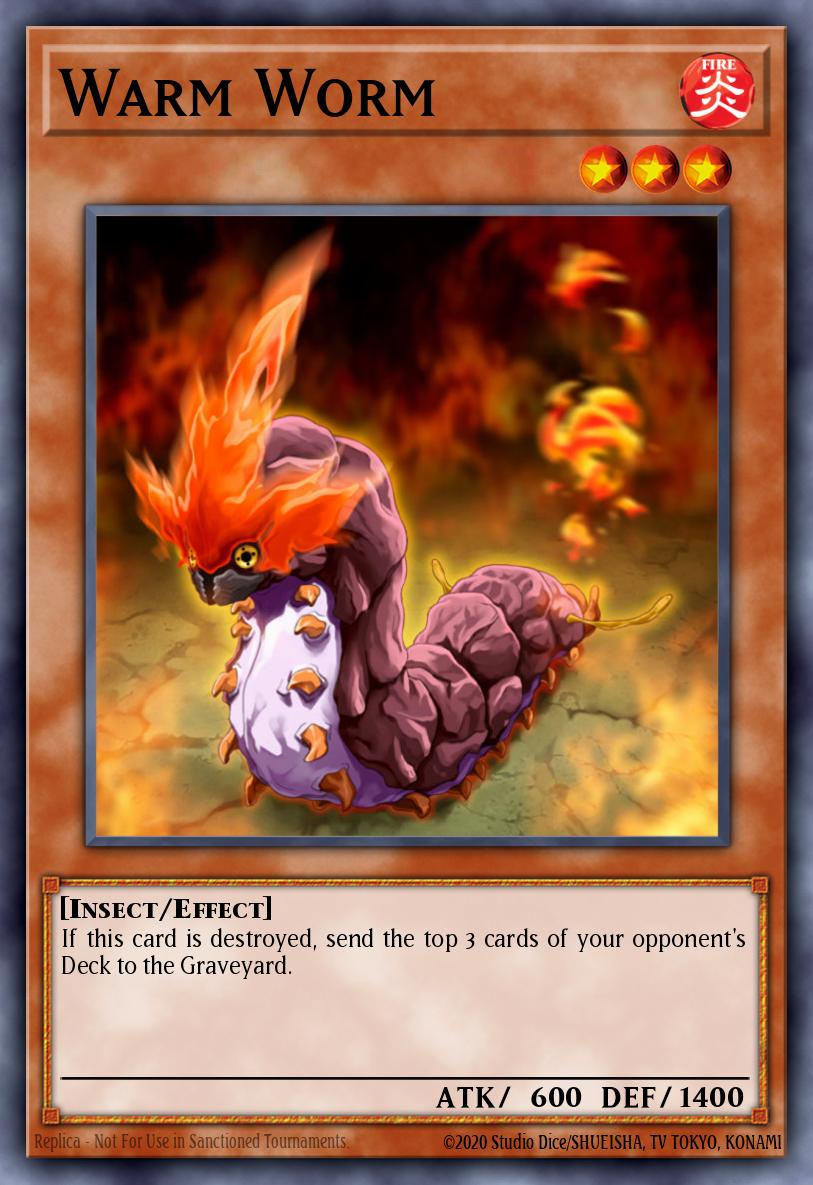Warm Worm TF04-EN001 Yu-Gi-Oh! 5D's Tag Force 4 promotional cards Yu-Gi-Oh! card