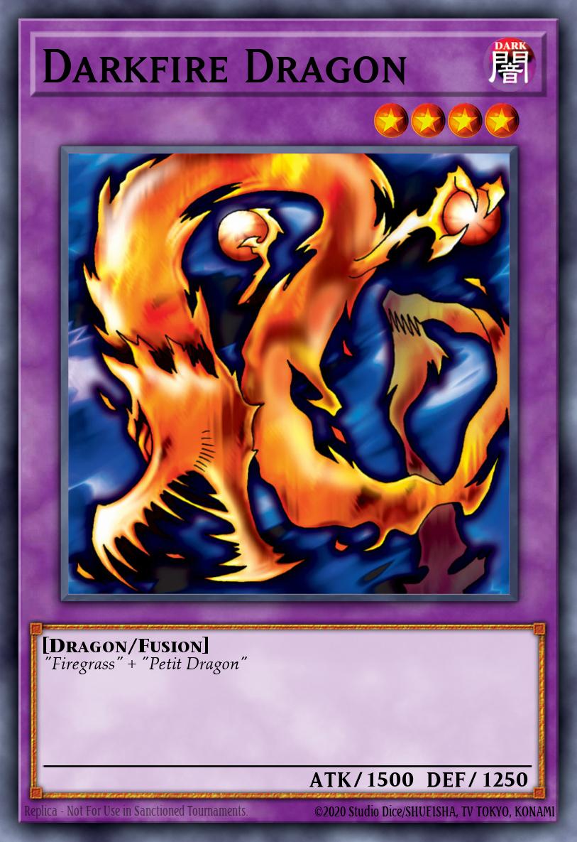Darkfire Dragon LOB-E015 Legend of Blue Eyes White Dragon Yu-Gi-Oh! card
