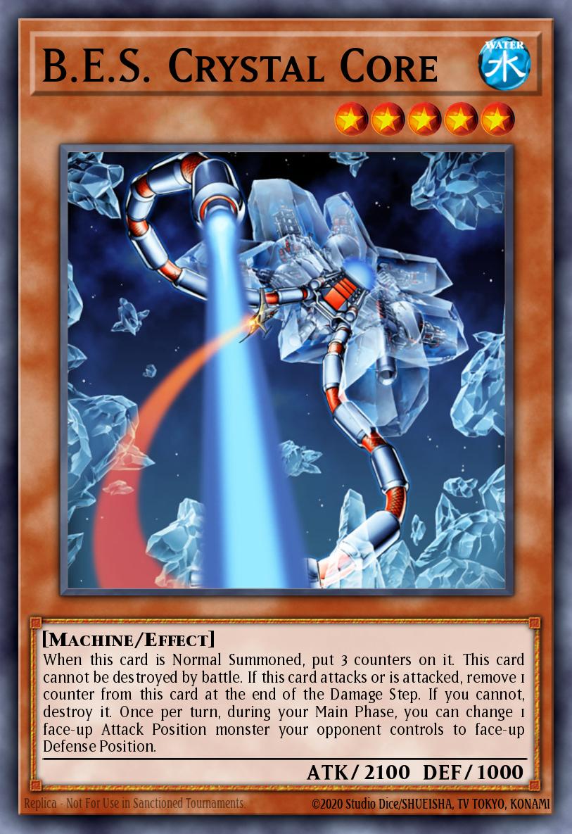 B.E.S. Crystal Core DR04-EN021 Dark Revelation Volume 4 Yu-Gi-Oh! card