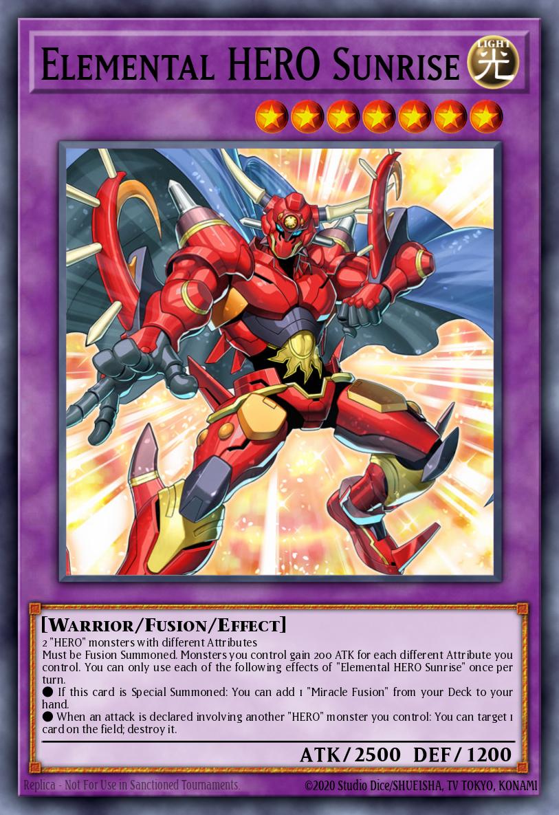 Elemental HERO Sunrise LED6-EN012 Legendary Duelists: Magical Hero