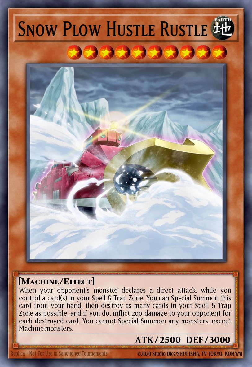 Snow Plow Hustle Rustle ZDC1-EN001 Yu-Gi-Oh! ZEXAL World Duel Carnival promotional cards