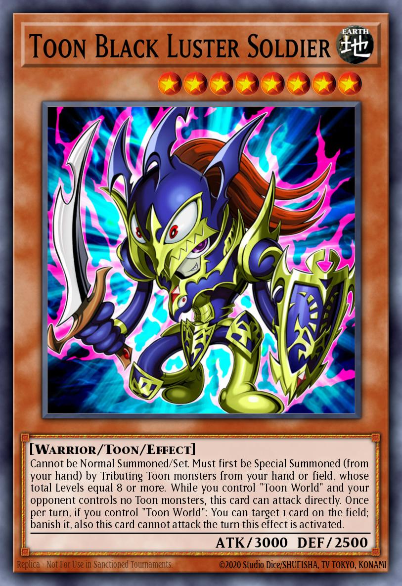 Toon Black Luster Soldier TOCH-EN001 Toon Chaos