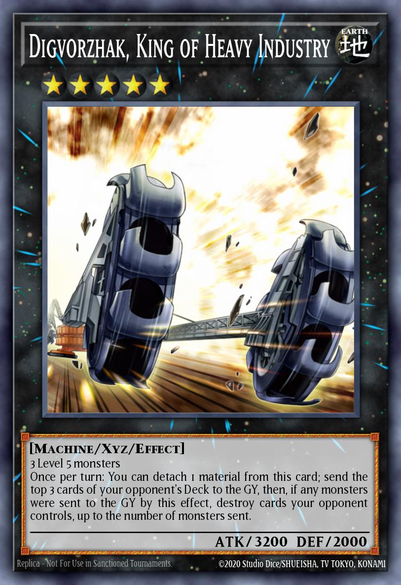 Digvorzhak, King of Heavy Industry YCSW-EN005 Yu-Gi-Oh! Championship Series 2012 Prize Card