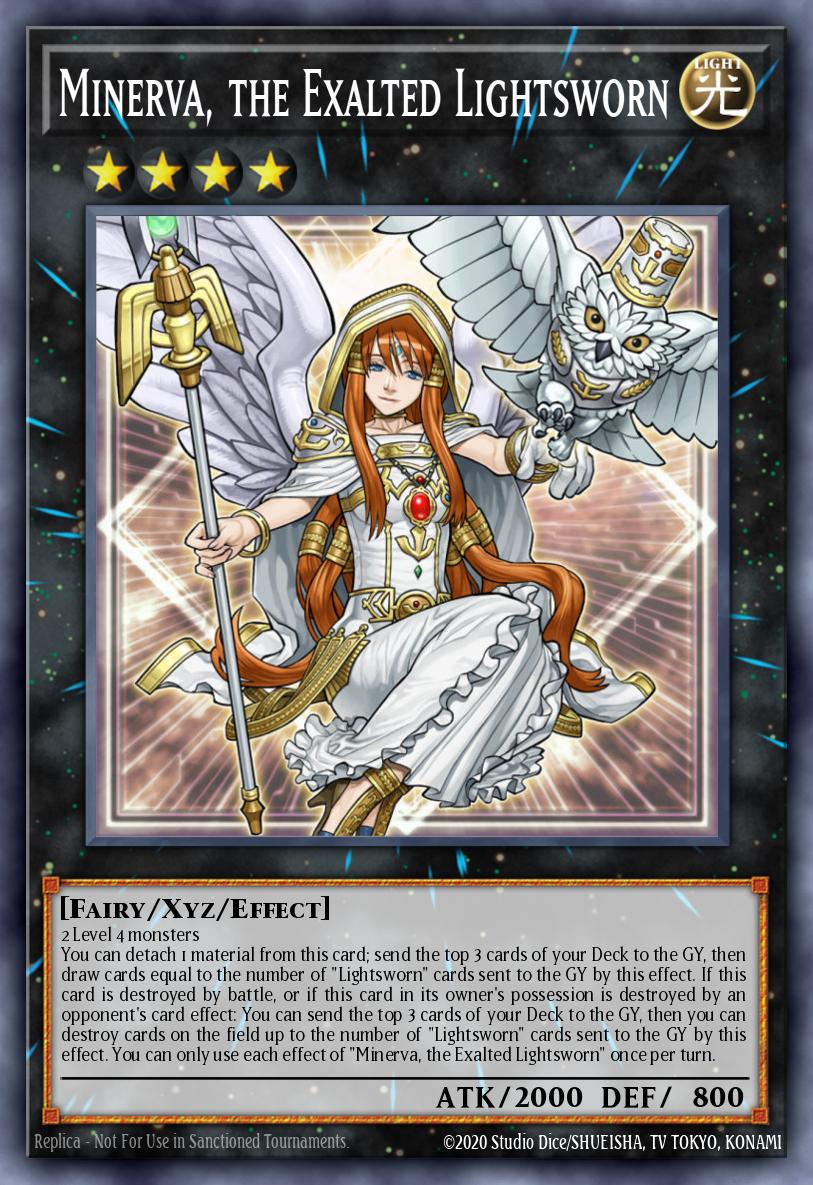 Minerva, the Exalted Lightsworn YCSW-EN008 Yu-Gi-Oh! Championship Series 2015 Prize Card