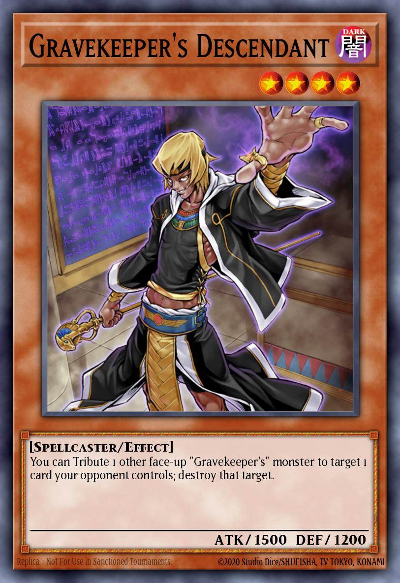 Gravekeeper's Descendant BATT-EN010 Battle Pack Tournament Prize Cards