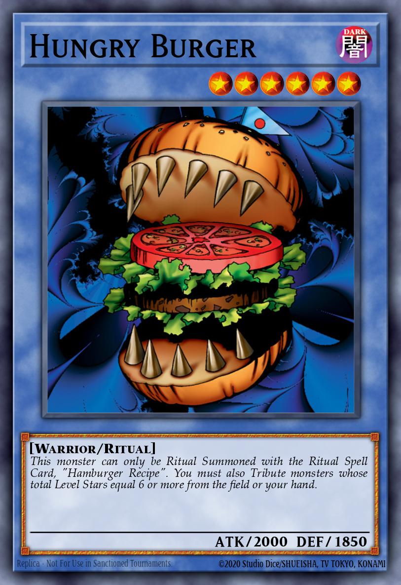 Hungry Burger MRL-E068 Magic Ruler Yu-Gi-Oh! card