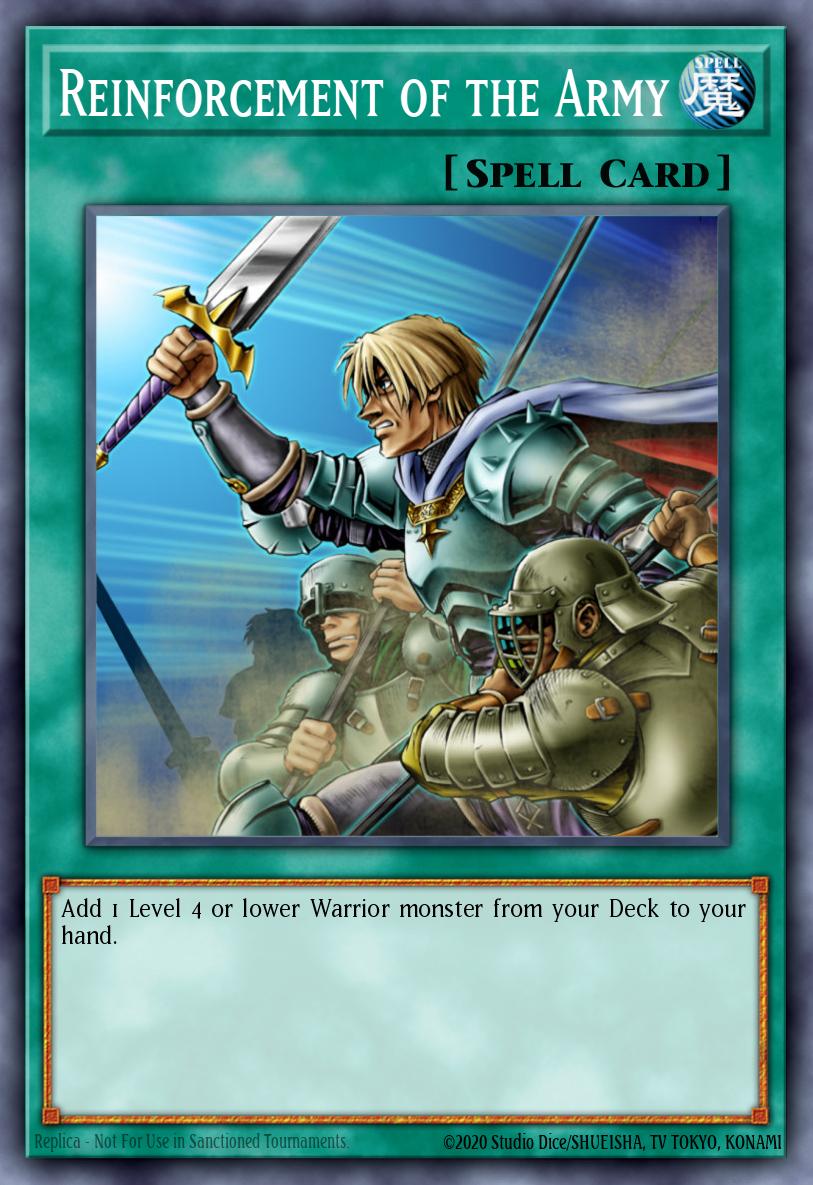 Reinforcement of the Army HL06-EN004 Hobby League 6 participation card D Yu-Gi-Oh! card
