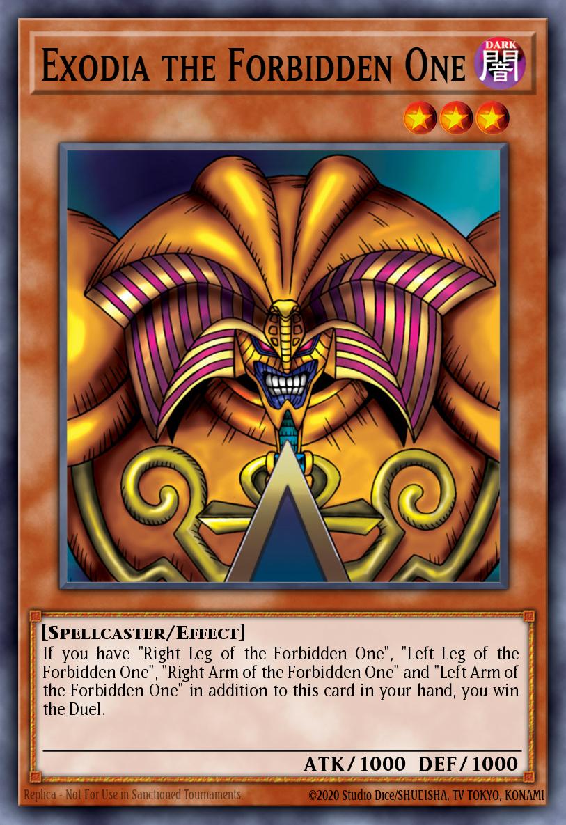 Exodia the Forbidden One UBP1-EN005 Yu-Gi-Oh! GX Ultimate Beginner's Pack