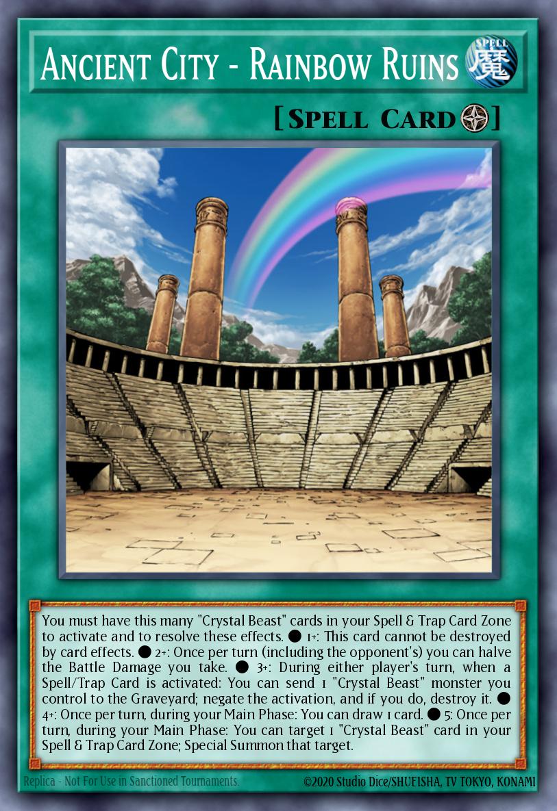 Ancient City - Rainbow Ruins BATT-EN006 Battle Pack Tournament Prize Cards