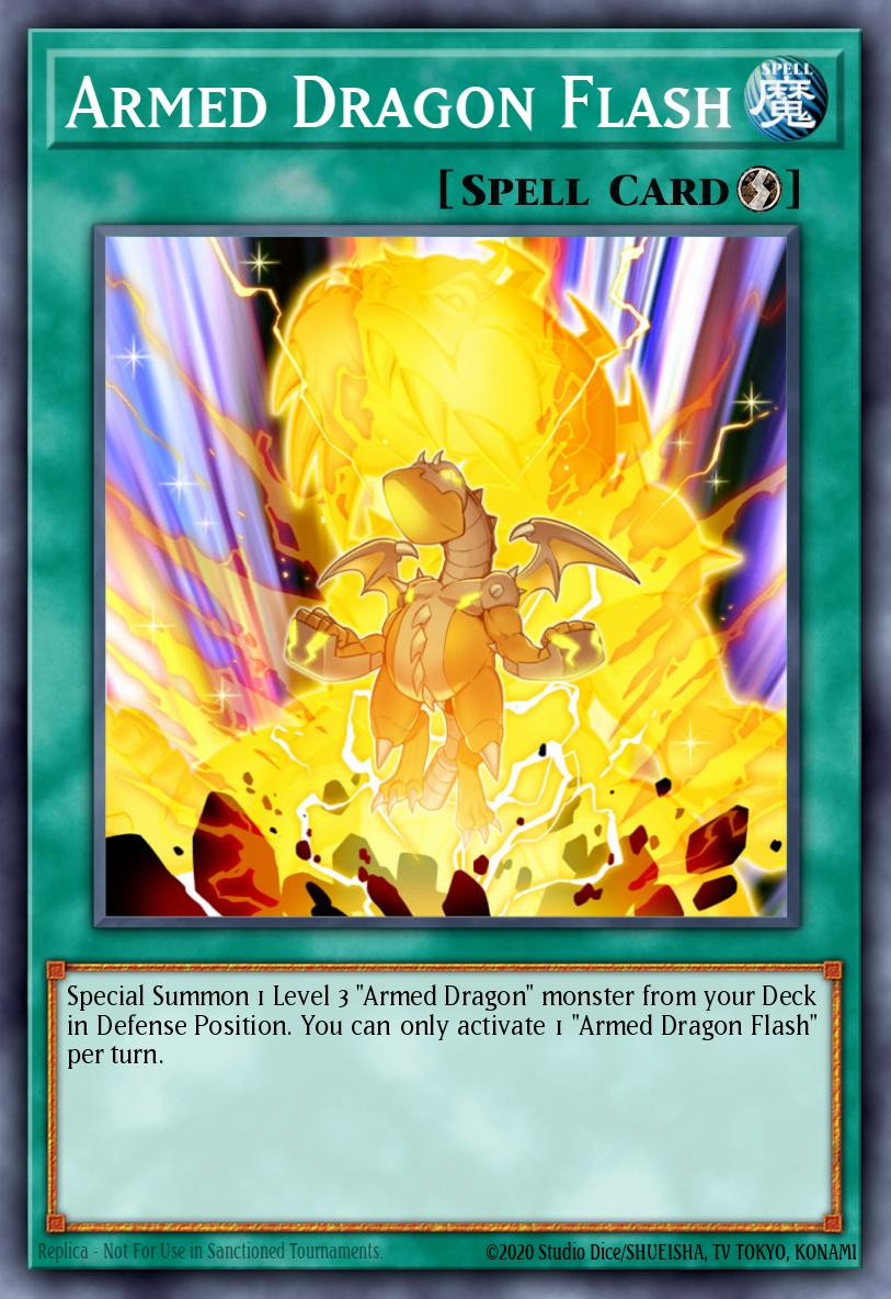 Armed Dragon Flash BLVO-ENSP1 Blazing Vortex Premiere! promotional card Yu-Gi-Oh! card