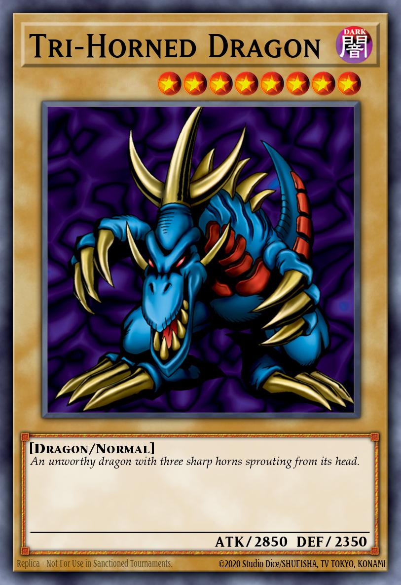 Tri-Horned Dragon LOB-E000 Legend of Blue Eyes White Dragon