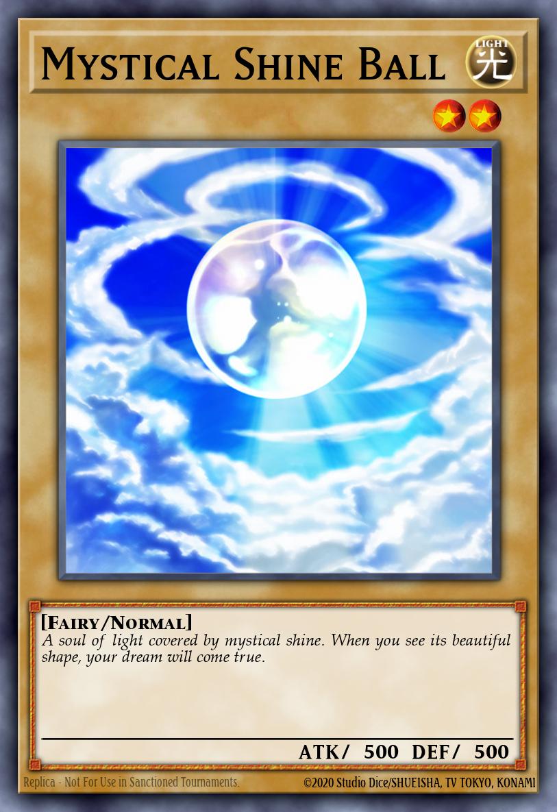 Mystical Shine Ball BATT-EN014 Battle Pack Tournament Prize Cards