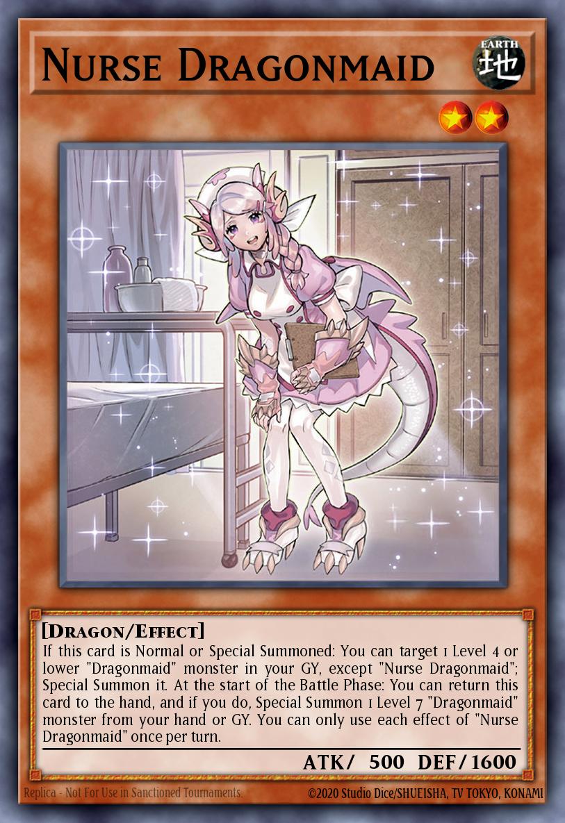 Nurse Dragonmaid MYFI-EN014 Mystic Fighters