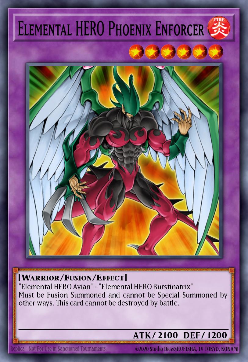 Elemental HERO Phoenix Enforcer DR04-EN212 Dark Revelation Volume 4 Yu-Gi-Oh! card