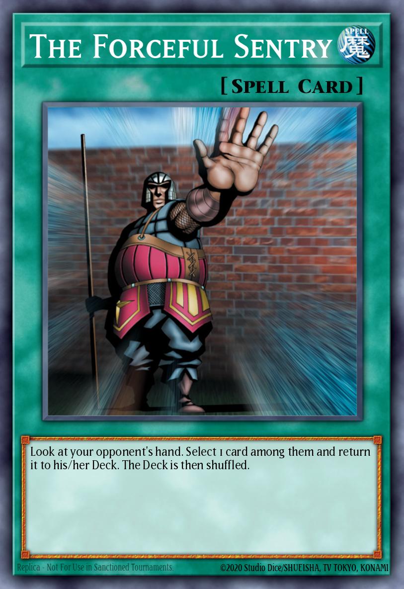The Forceful Sentry MRL-E045 Magic Ruler Yu-Gi-Oh! card