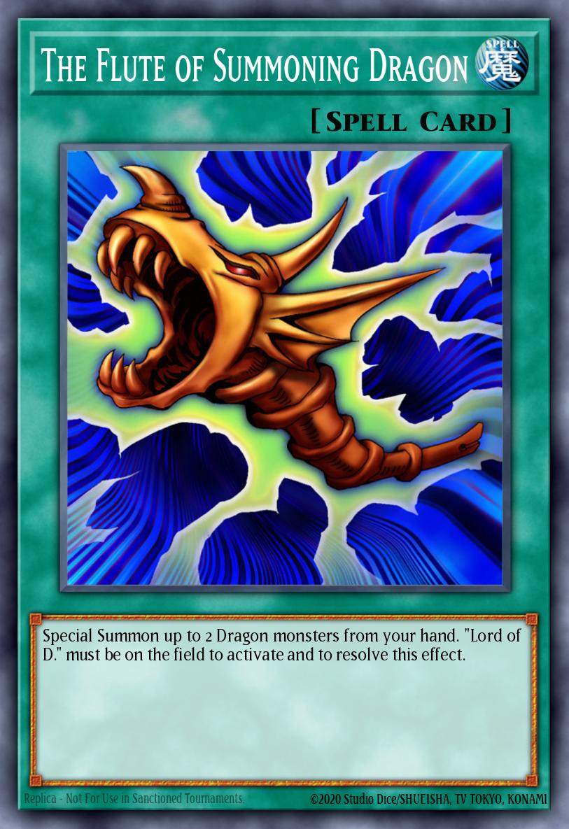The Flute of Summoning Dragon RP01-EN087 Retro Pack Yu-Gi-Oh! card