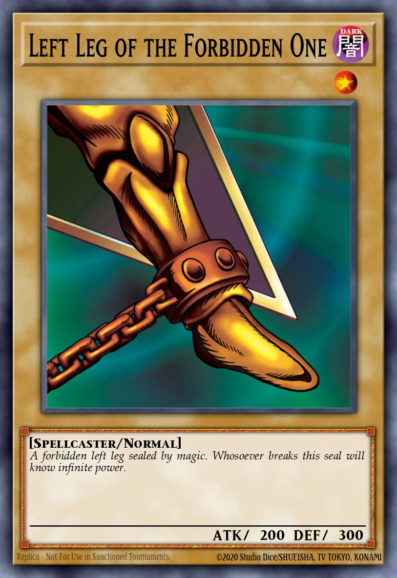 Left Leg of the Forbidden One UBP1-EN002 Yu-Gi-Oh! GX Ultimate Beginner's Pack