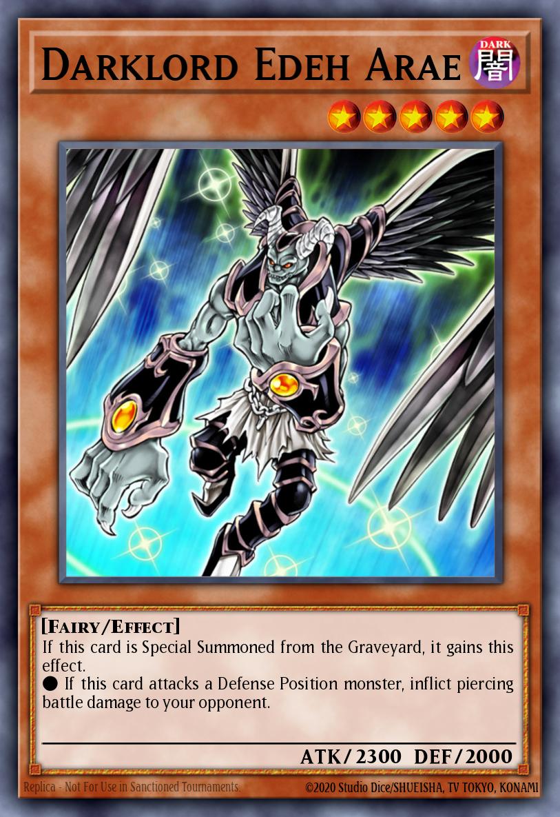 Darklord Edeh Arae YCSW-EN003 Yu-Gi-Oh! Championship Series 2010 Prize Cards