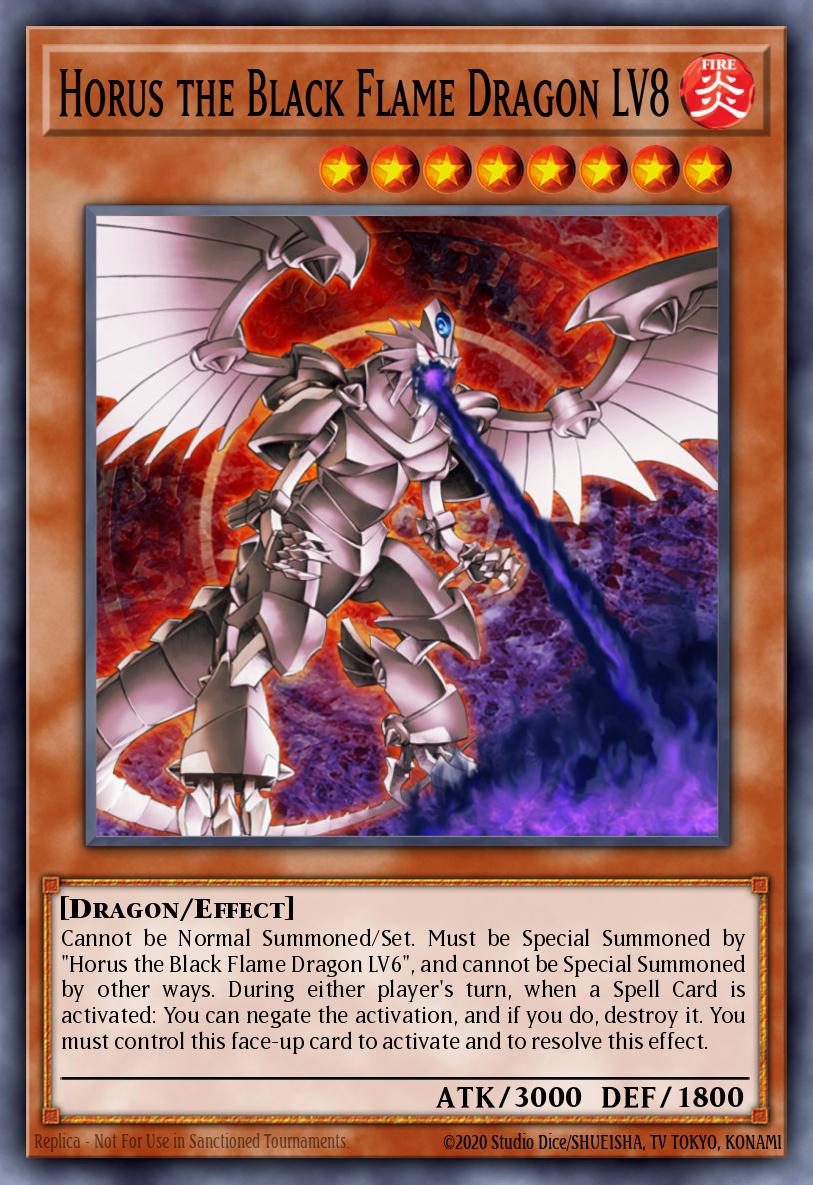 Horus the Black Flame Dragon LV8 EEN-ENSE1 Elemental Energy: Special Edition Yu-Gi-Oh! card