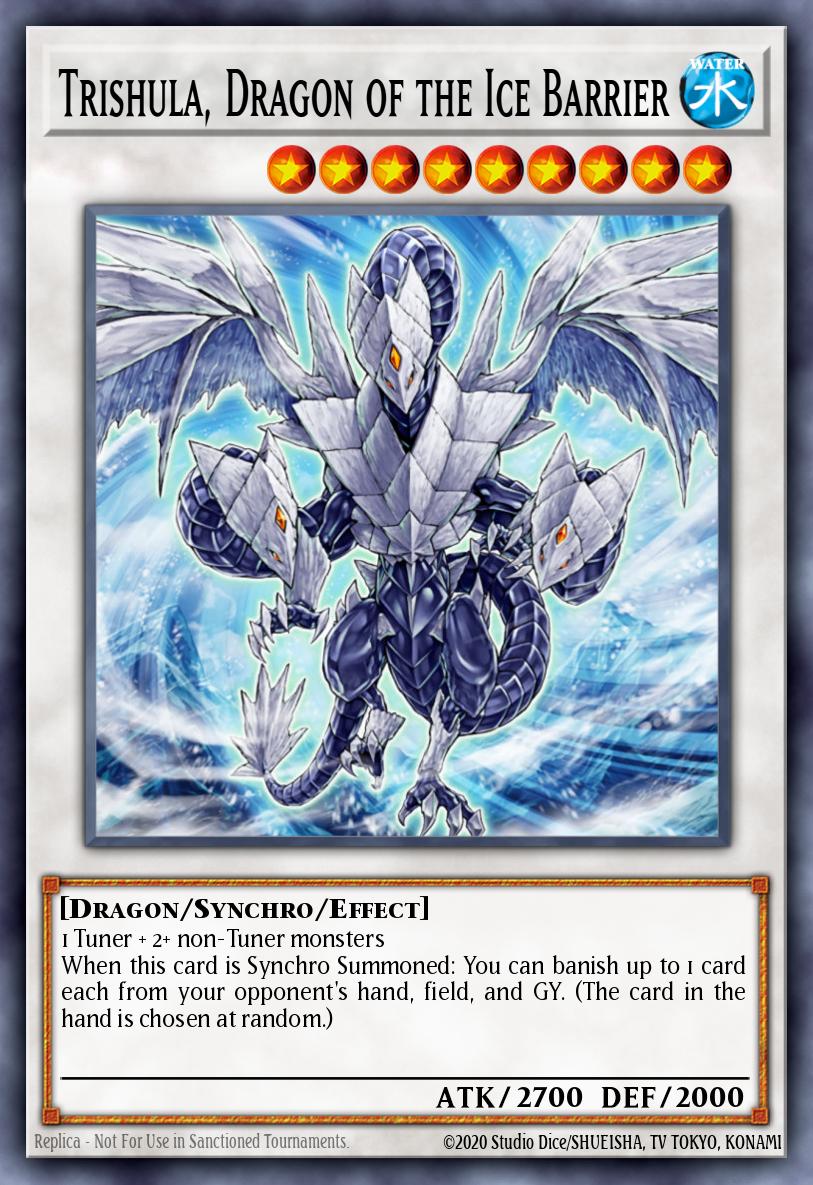 Trishula, Dragon of the Ice Barrier BLVO-EN100 Blazing Vortex