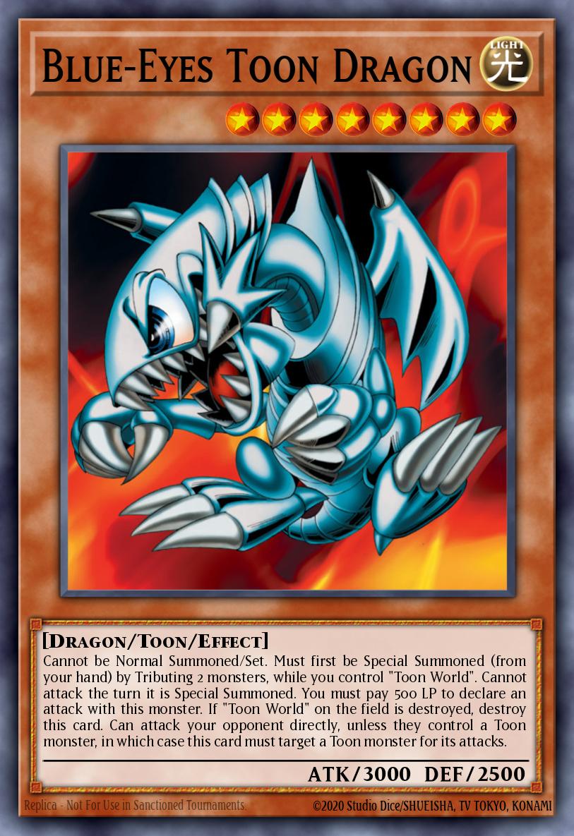 Blue-Eyes Toon Dragon MRL-E000 Magic Ruler