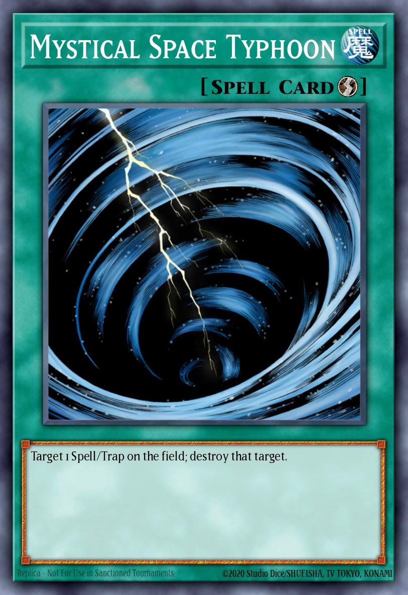 Mystical Space Typhoon MRL-E047 Magic Ruler Yu-Gi-Oh! card