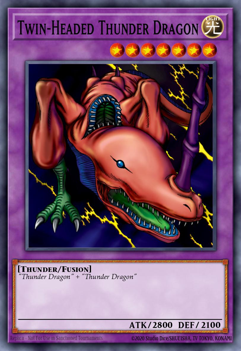 Twin-Headed Thunder Dragon MRD-E120 Metal Raiders Yu-Gi-Oh! card