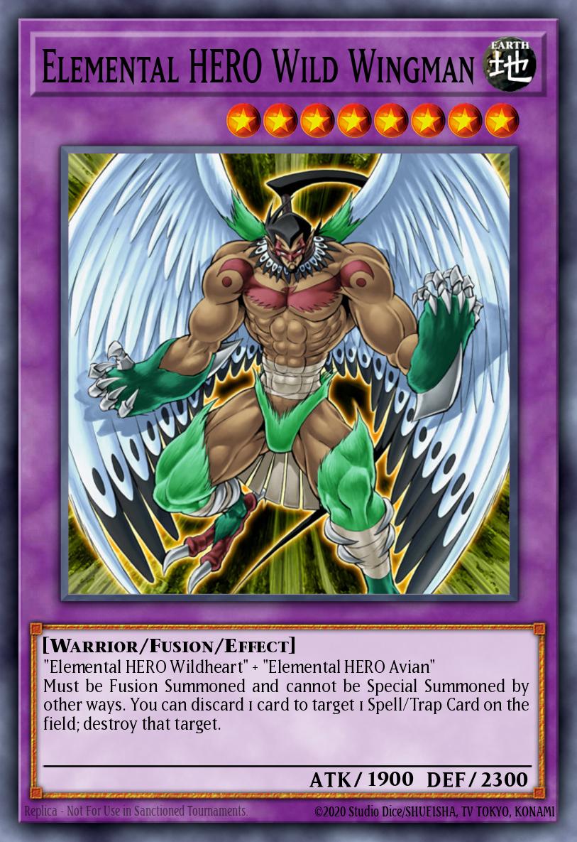 Elemental HERO Wild Wingman DR04-EN215 Dark Revelation Volume 4 Yu-Gi-Oh! card