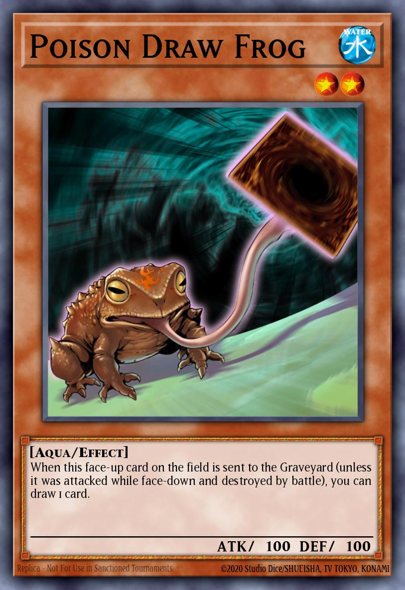 Poison Draw Frog DR04-EN028 Dark Revelation Volume 4 Yu-Gi-Oh! card
