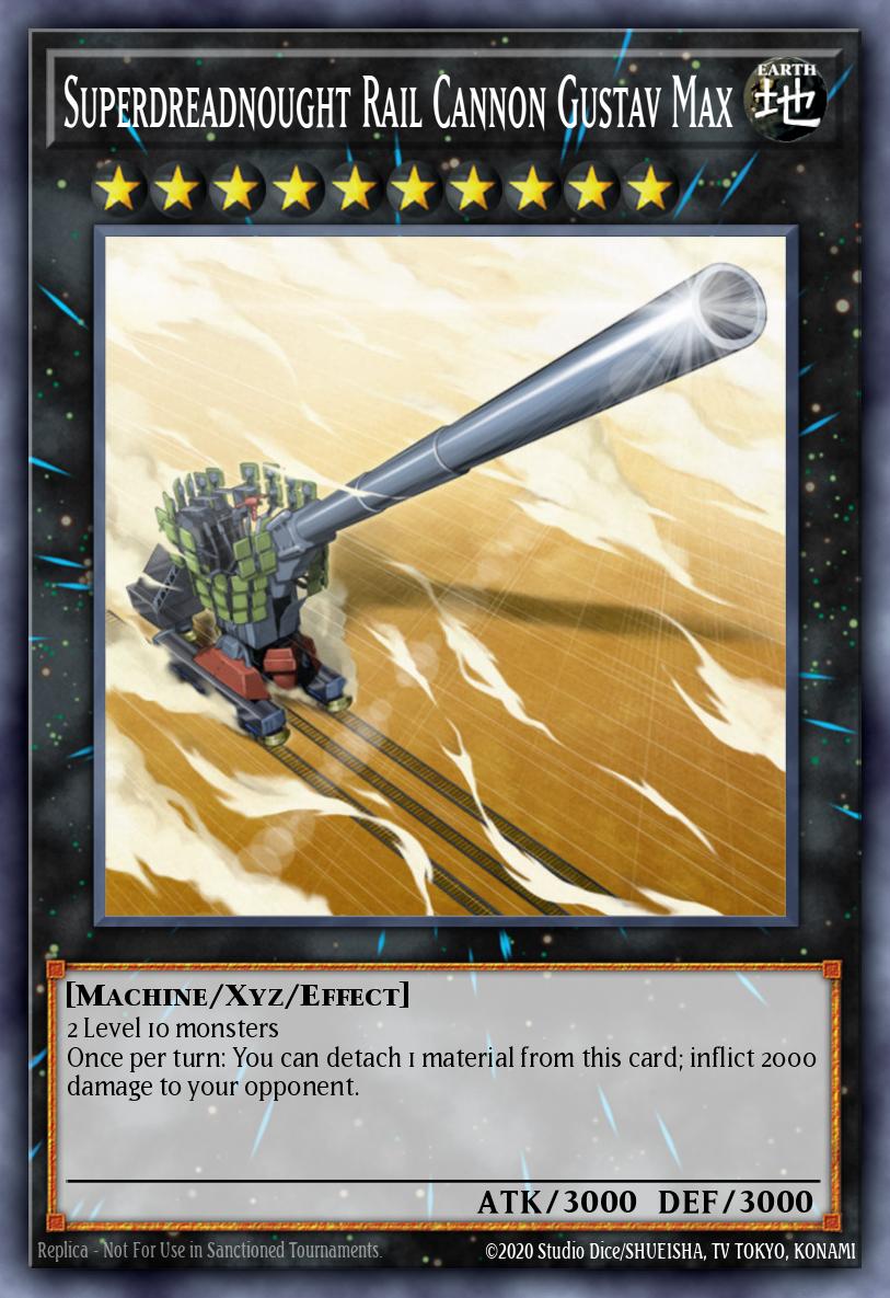 Superdreadnought Rail Cannon Gustav Max JUMP-EN062 Weekly Shonen Jump Alpha September 2012 membership promotional card