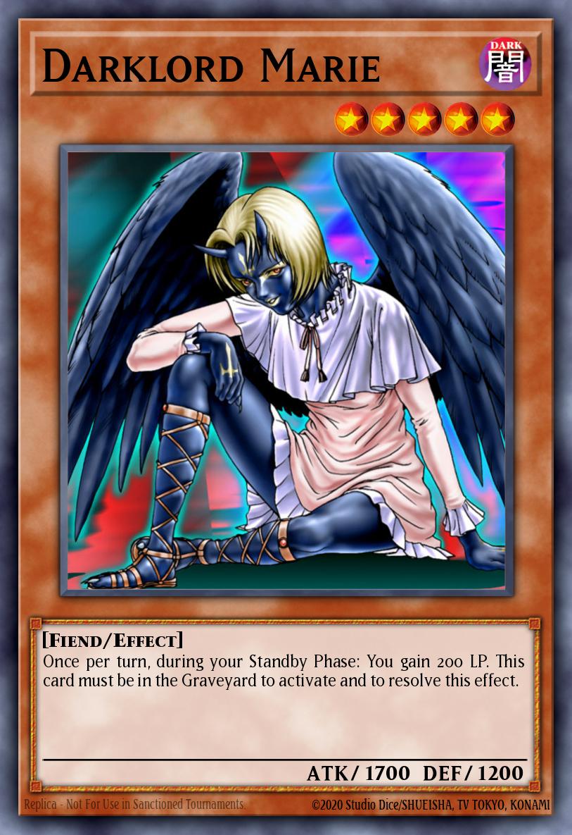 Darklord Marie LON-E046 Labyrinth of Nightmare Yu-Gi-Oh! card