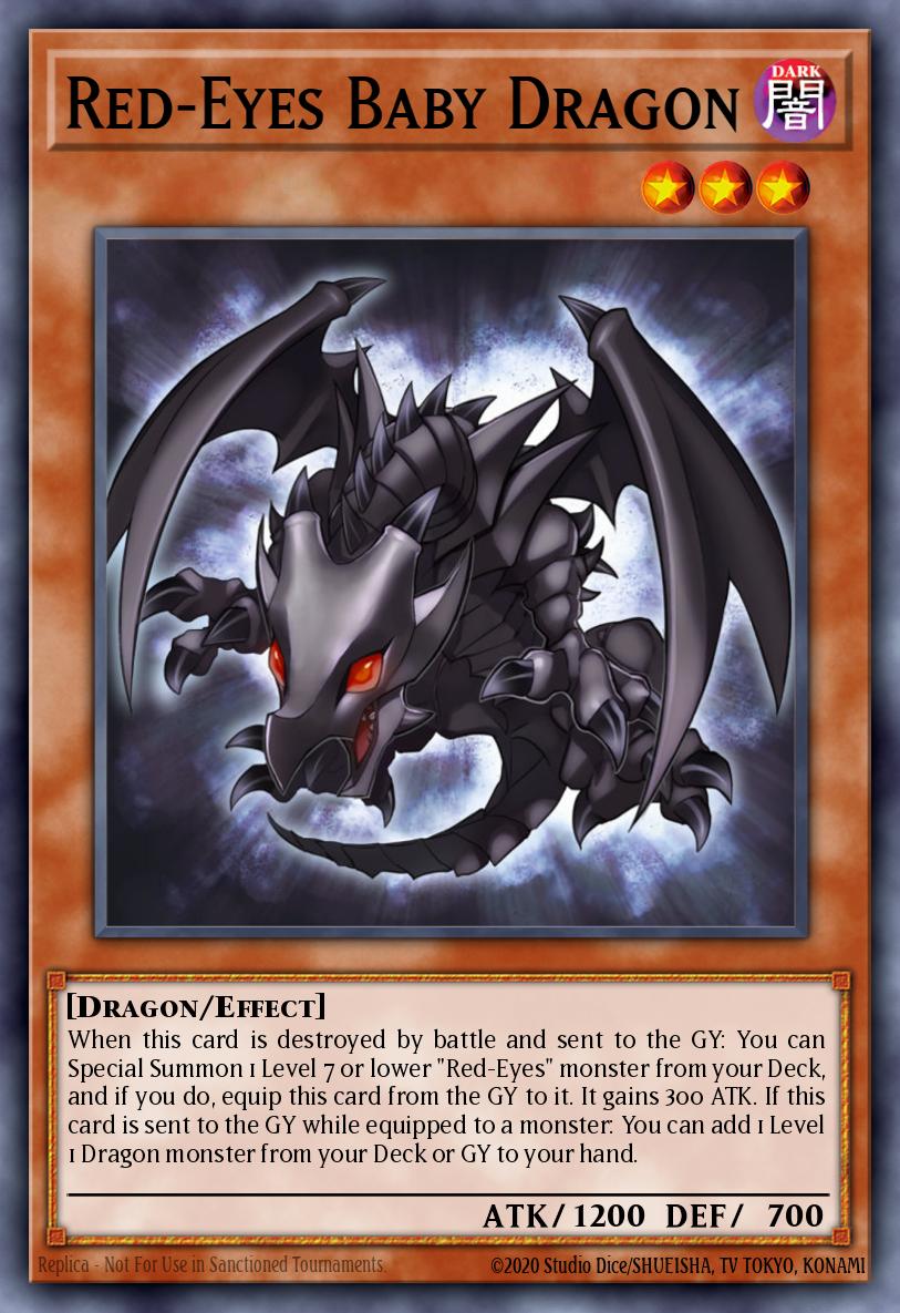 Red-Eyes Baby Dragon LEDU-EN001 Legendary Duelists