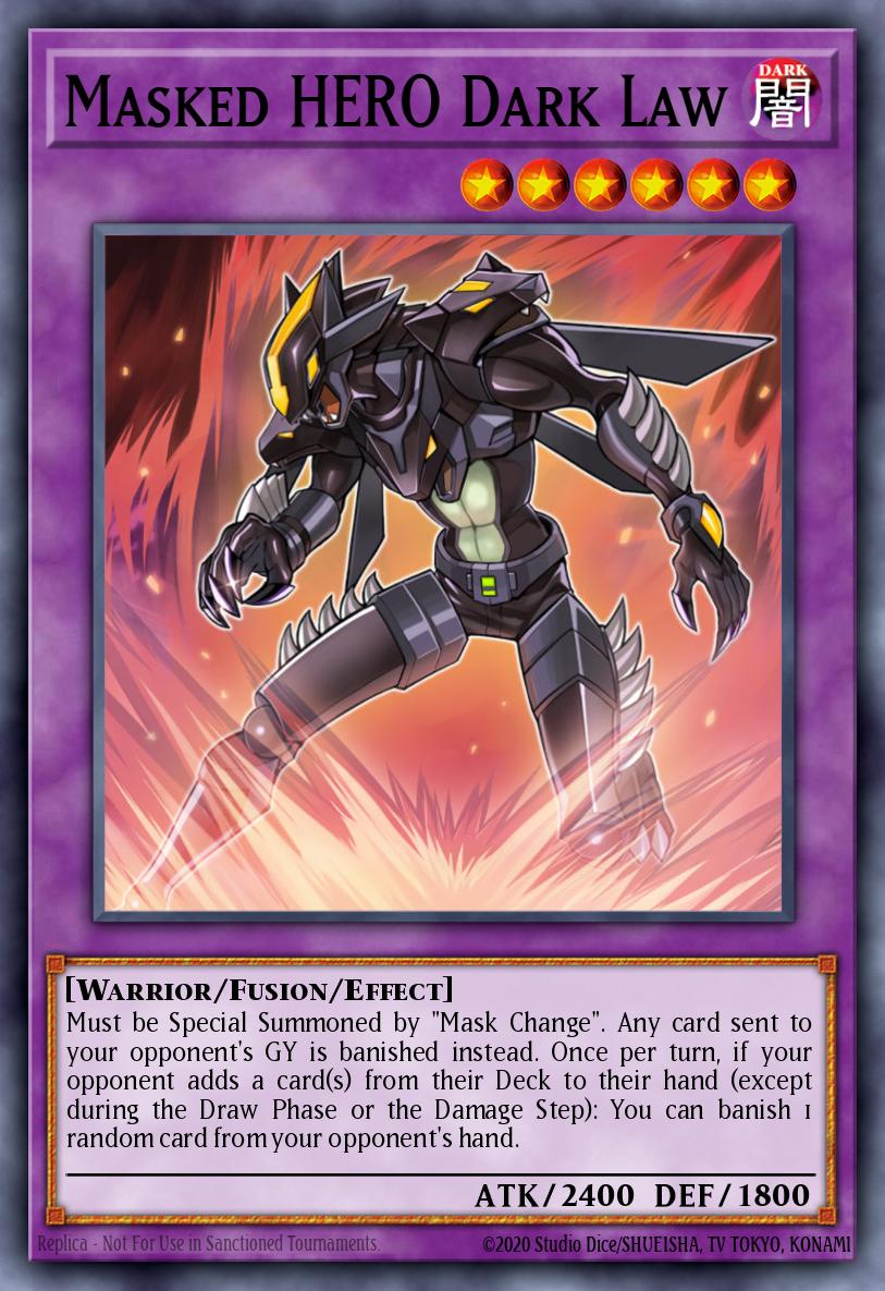 Masked HERO Dark Law DUSA-EN094 Duelist Saga