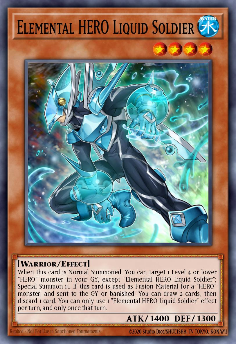 Elemental HERO Liquid Soldier LED6-EN013 Legendary Duelists: Magical Hero
