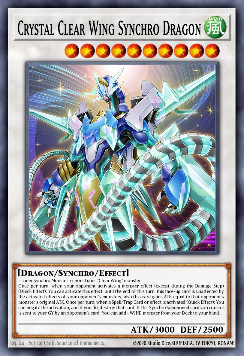 Crystal Clear Wing Synchro Dragon LED8-EN005 Legendary Duelists: Synchro Storm
