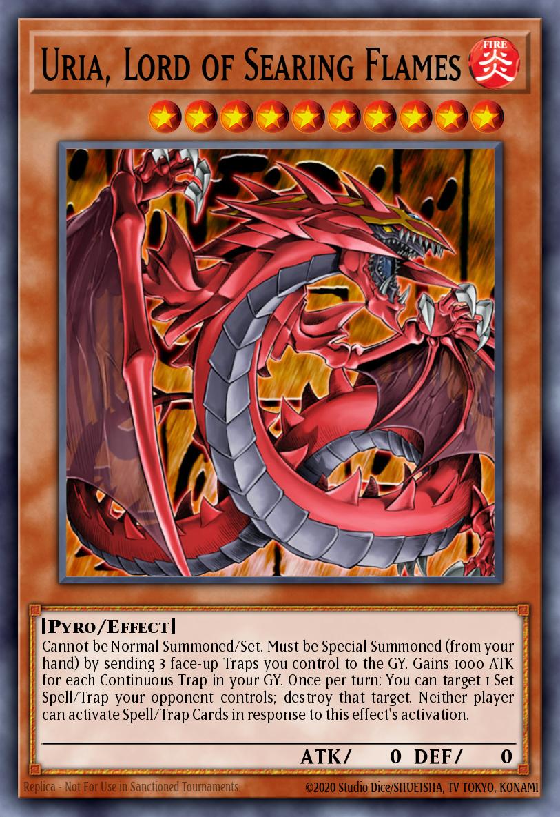 Uria, Lord of Searing Flames DR04-EN121 Dark Revelation Volume 4 Yu-Gi-Oh! card