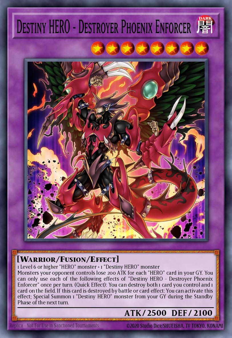 Destiny HERO - Destroyer Phoenix Enforcer POTE-EN100 Power of the Elements
