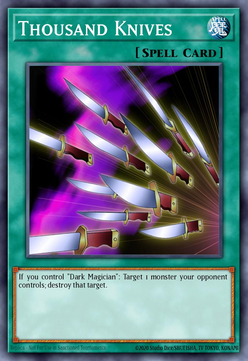 Thousand Knives PCY-E003 Yu-Gi-Oh! Power of Chaos: Yugi the Destiny promotional cards