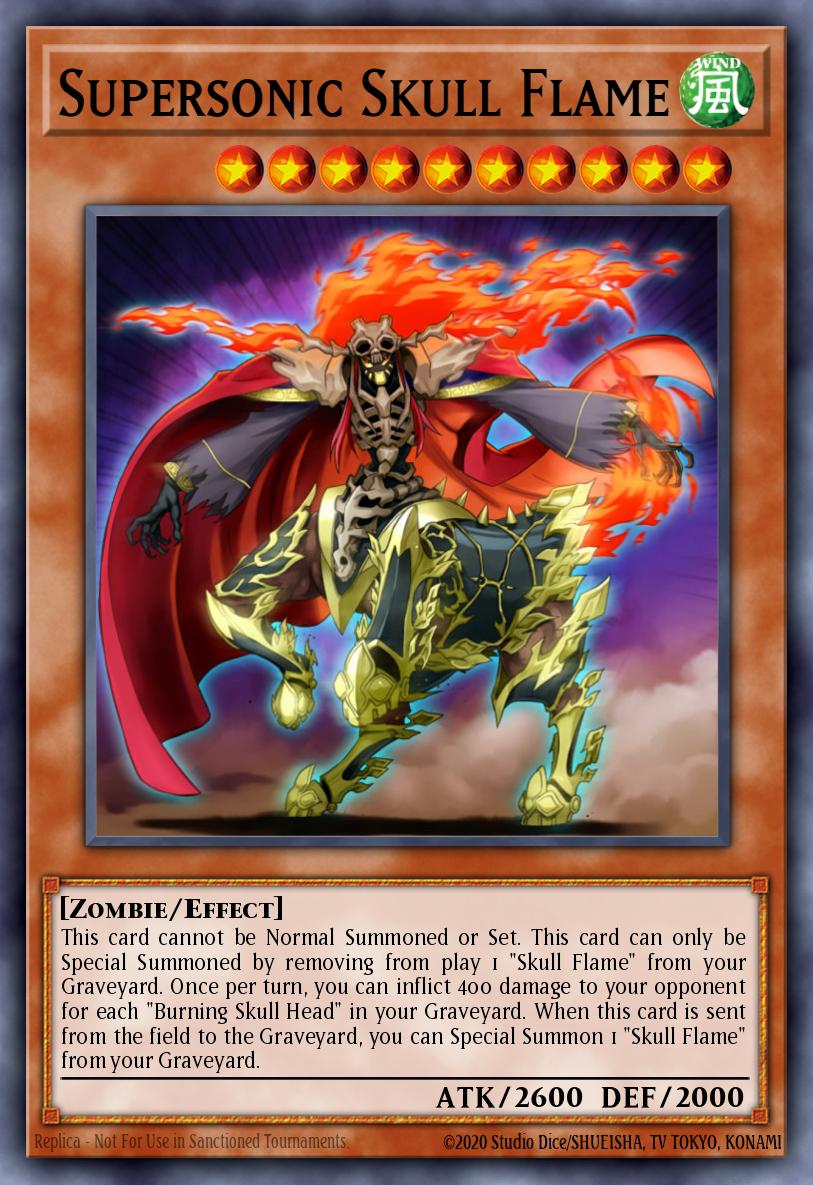 Supersonic Skull Flame WB01-EN001 Yu-Gi-Oh! 5D's Wheelie Breakers Promotional Cards
