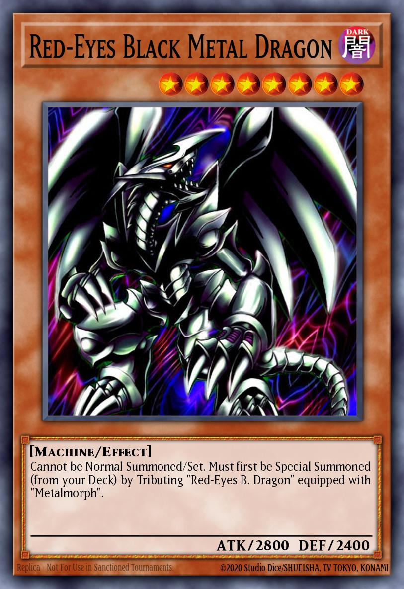 Red-Eyes Black Metal Dragon FMR-001 Yu-Gi-Oh! Forbidden Memories promotional cards