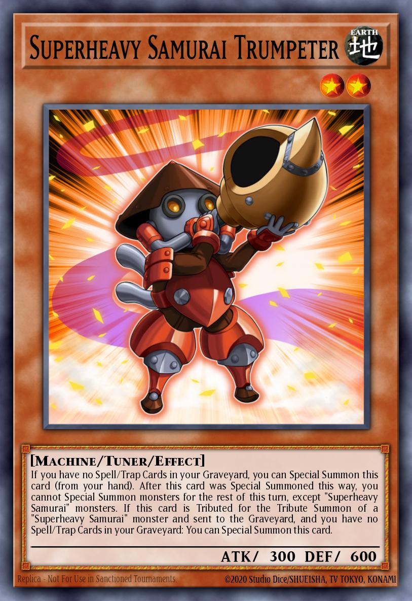 Superheavy Samurai Trumpeter SECE-ENS02 Secrets of Eternity: Super Edition Yu-Gi-Oh! card