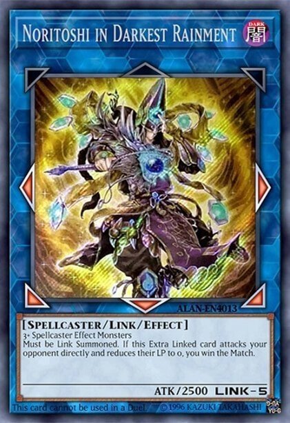 Noritoshi in Darkest Rainment 2019-EN004 Yu-Gi-Oh! World Championship 2019 Japanese National Qualifiers prize cards