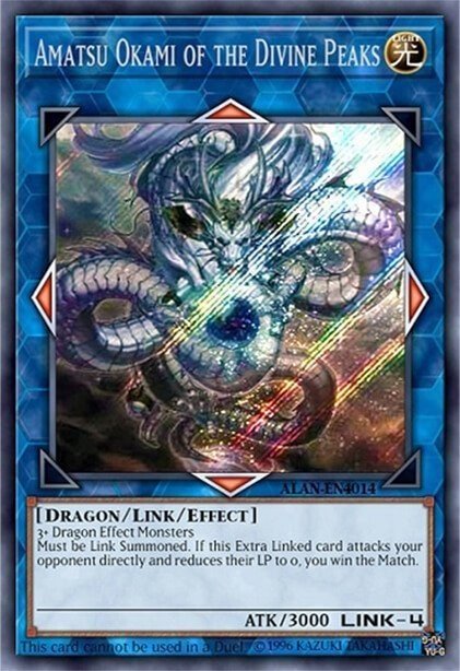 Amatsu-Okami of the Divine Peaks 2018-EN002 Yu-Gi-Oh! World Championship 2018 prize cards Yu-Gi-Oh! card