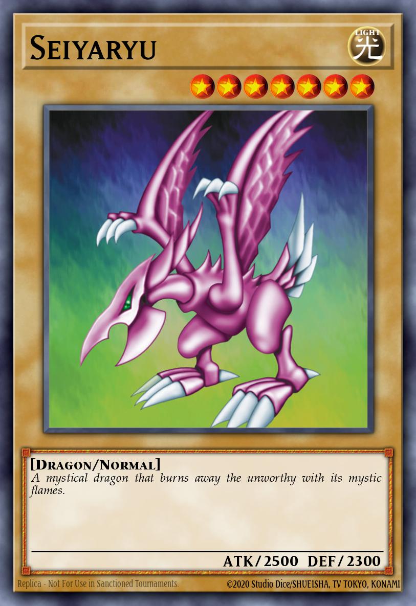 Seiyaryu SDD-E001 Yu-Gi-Oh! Worldwide Edition: Stairway to the Destined Duel promotional cards Yu-Gi-Oh! card