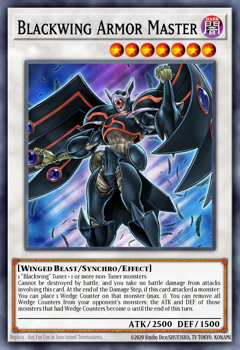 Blackwing Armor Master BATT-EN009 Battle Pack Tournament Prize Cards